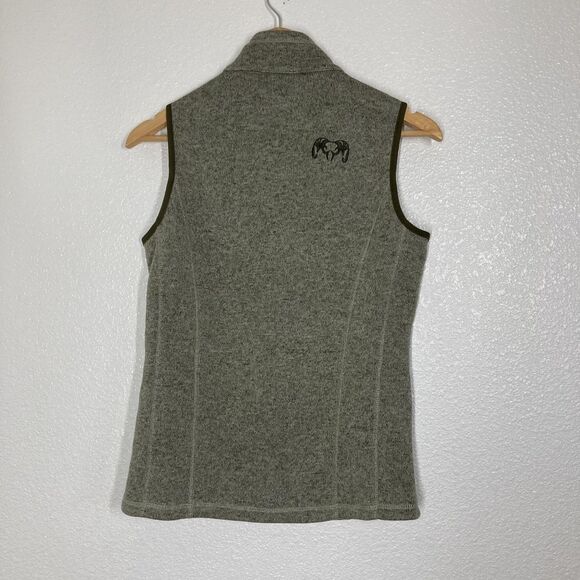 Kuiu Base Camp Vest Mens Small Gray High Loft Sweater Fleece Full Zip Jacket - Picture 11 of 15